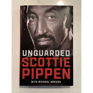 Scottie Pippen SIGNED AUTOGRAPH BOOK Unguarded Hardcover Chicago Bulls PREORDER